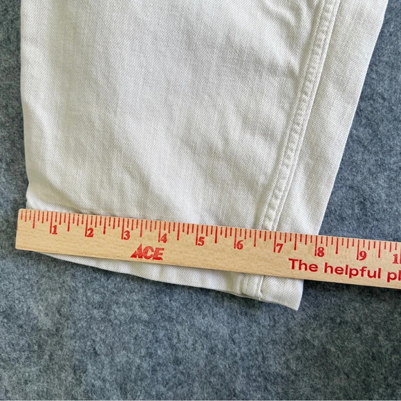 BANANA REPUBLIC Lou Ultra High Rise Cargo Pants Transition Cream Size 31 / 12 - Picture 8 of 10